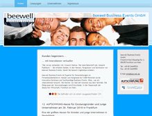 Tablet Screenshot of beewell.de